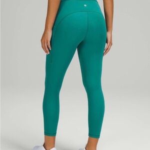 Lululemon Power Thru High Rise Crop 23" W6BRFS Size 12